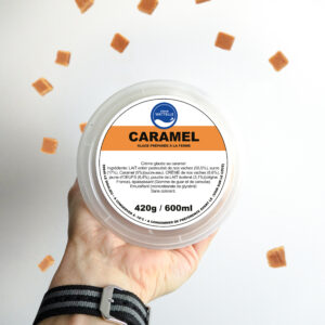 glace artisanale caramel